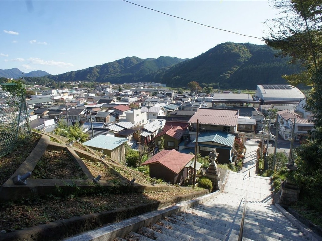 茨城・大子百段階段