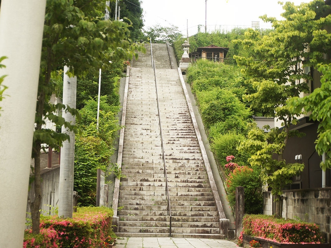 茨城・大子百段階段