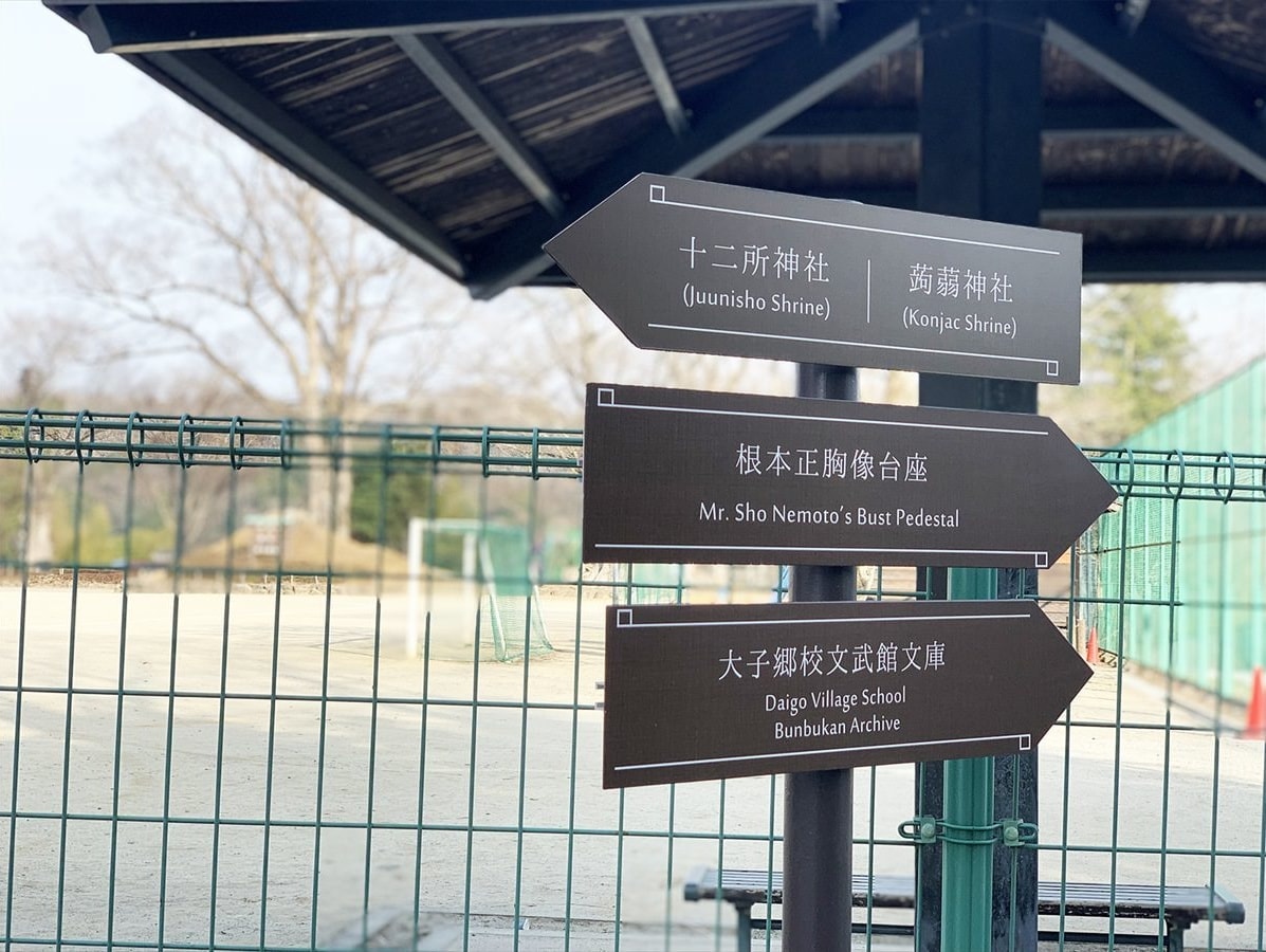 茨城・大子　案内看板