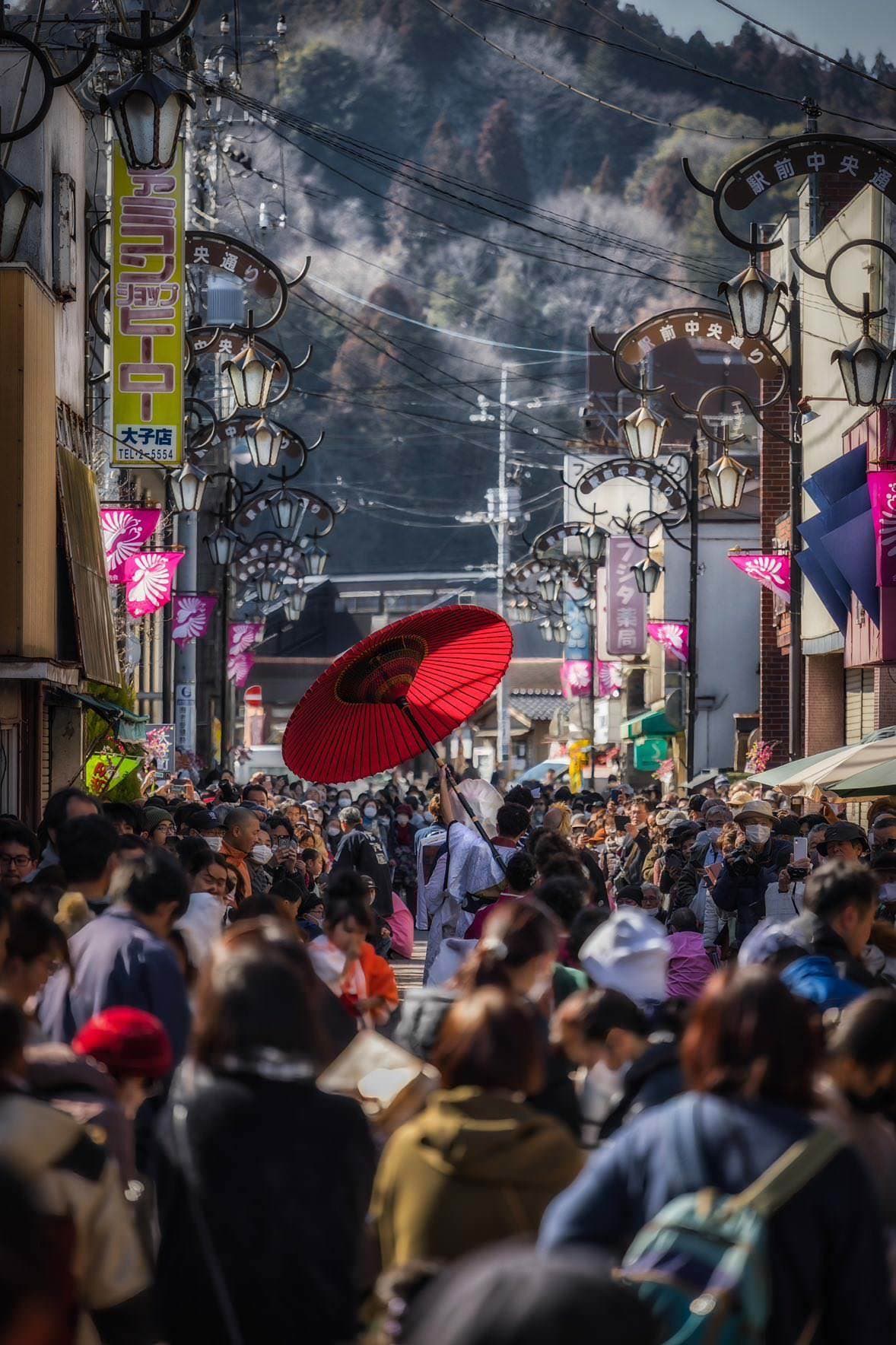 大子花嫁行列　大子デパートフォトコンテスト