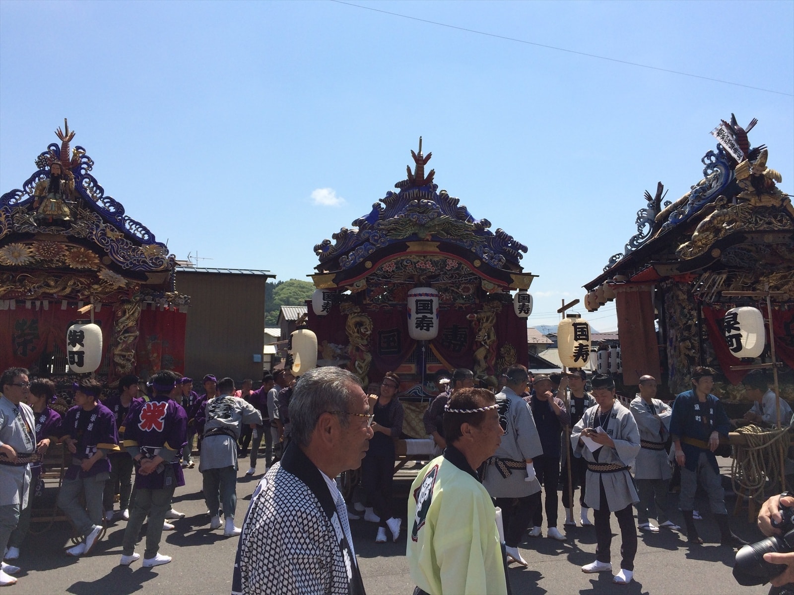 茨城・大子　十二所神社　大子ぶんぬき祭り　七町屋台