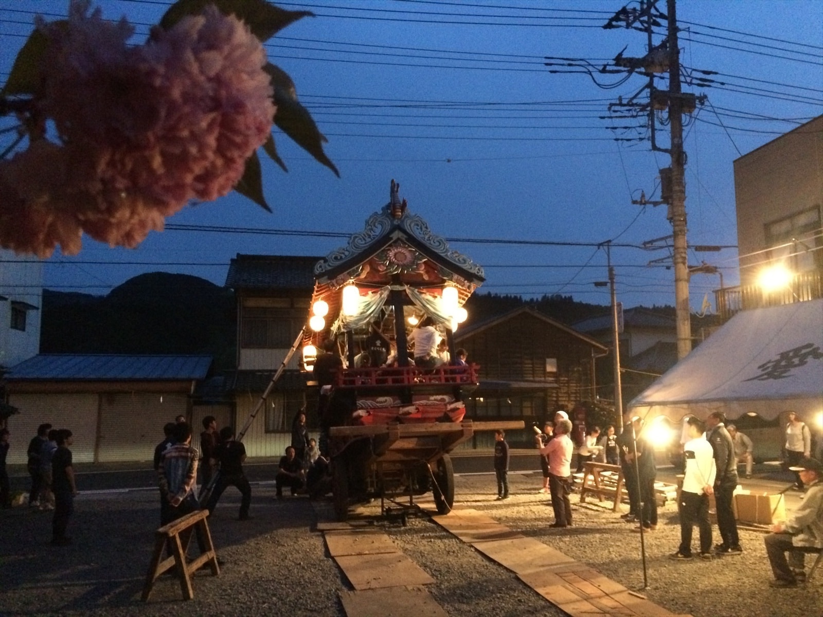 茨城・大子　十二所神社　大子ぶんぬき祭り　七町屋台